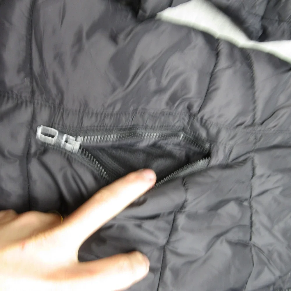 Spyder Jacket Boys Large 14/16 Black Insulated Quilted Fleece Lined Nexus Puffer
